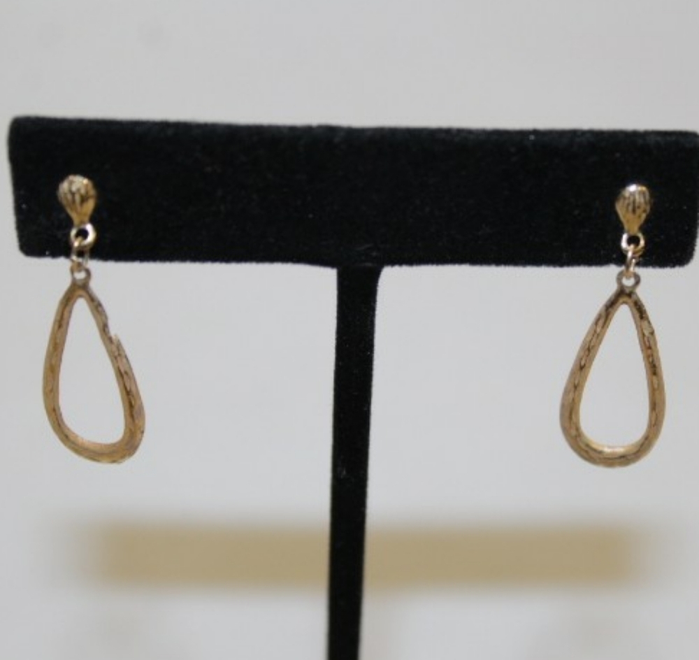 14K Gold Earrings - Picture 1 of 4
